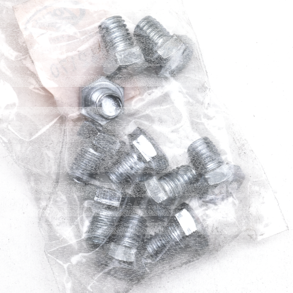 10pck hex bolt 3/8-16x1/2" UNC zinc (GB)