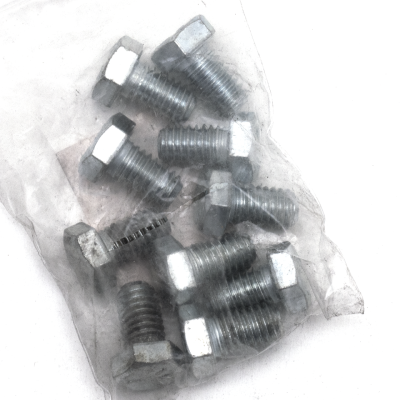 10pck hex bolt 3/8-16x5/8" UNC zinc (GB)