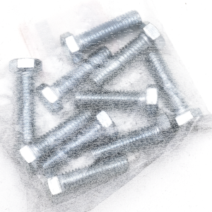 10pck hex bolt 3/8-16x1-3/8" UNC zinc (GB)