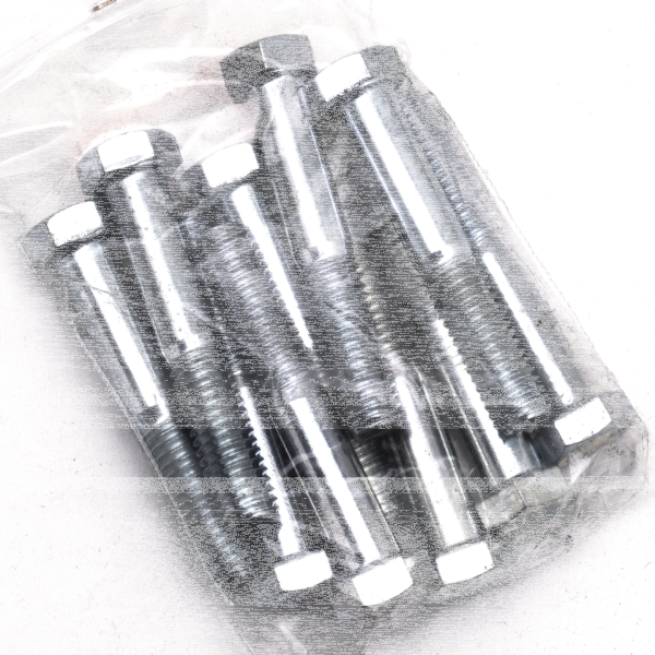 10pck hex bolt 3/8-16x2-1/4" UNC zinc (GB)