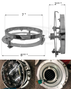 Cyron adj mount ring f/7" LED headlight (GB)