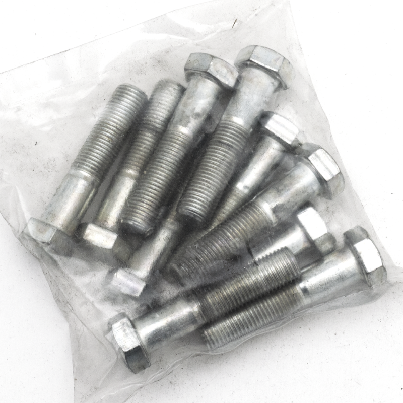 10pck hex bolt 3/8-24x1-3/4" UNF zinc (GB)