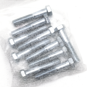 10pck hex bolt 3/8-24x2" UNF zinc (GB)
