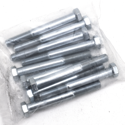 10pck hex bolt 3/8-24x3-1/4" UNF zinc (GB)