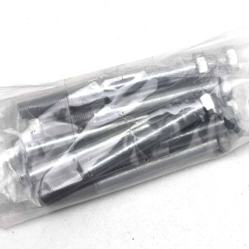 10pck hex bolt 3/8-24x3-3/4" UNF zinc (GB)