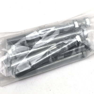 10pck hex bolt 3/8-24x3-3/4" UNF zinc (GB)