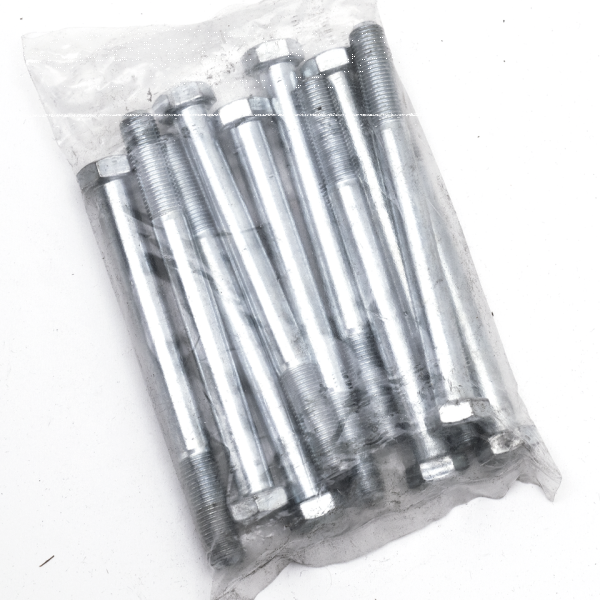 10pck hex bolt 3/8-24x4" UNF zinc (GB)