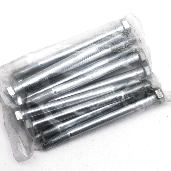 10pck hex bolt 3/8-24x4-1/2" UNF zinc (GB)