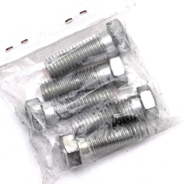 5pck hex bolt 7/16-14x1-3/8" UNC zinc (GB)