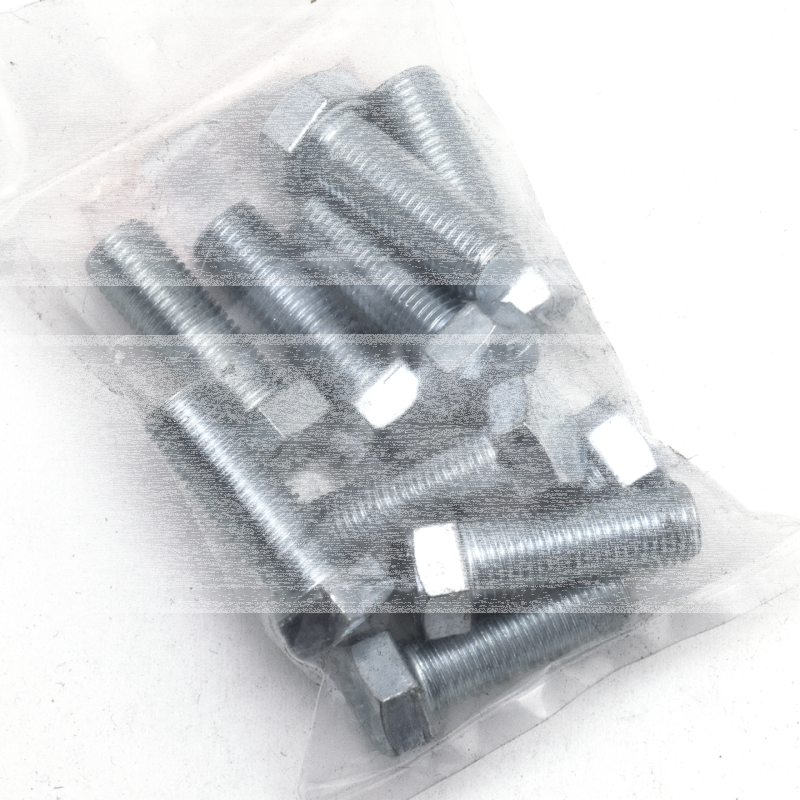 5pck hex bolt 7/16-20x1.250" UNF zinc (GB)