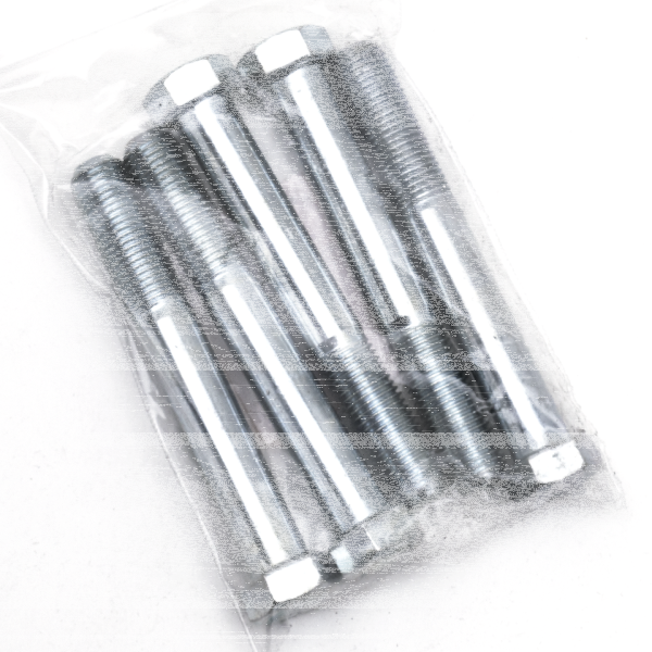 5pck hex bolt 7/16-20x3.250" UNF zinc (GB)