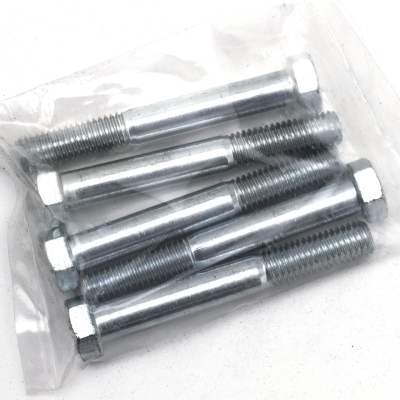 5pck hex bolt 1/2-13x3.75" UNC zinc (GB)