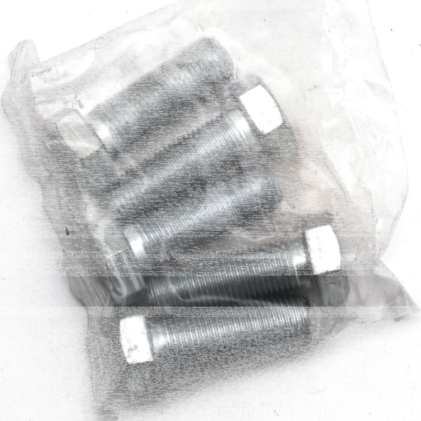5pck hex bolt 1/2-20x1.5" UNF zinc (GB)