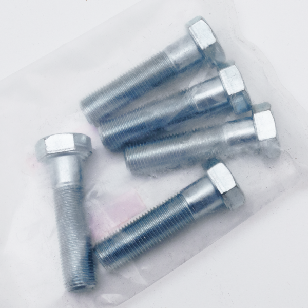 5pck hex bolt 1/2-20"x2" UNF zinc (GB)
