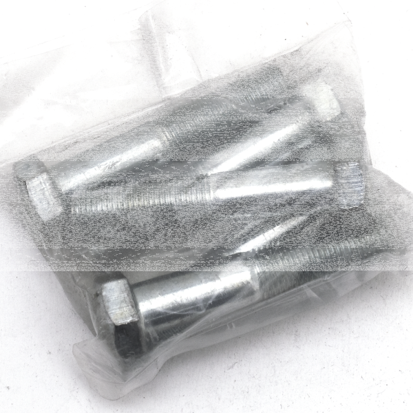 GZP 5pck hex bolt 1/2"-20x2.5" zinc (GB)