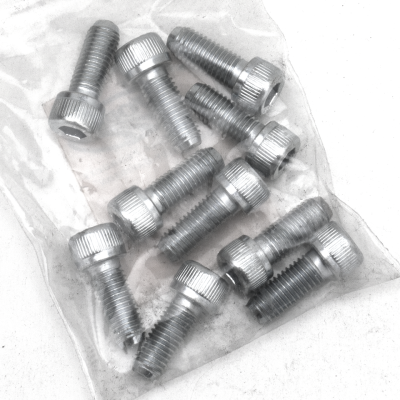 10pck allen bolt 1/4-28x5/8" UNF zinc (GB)