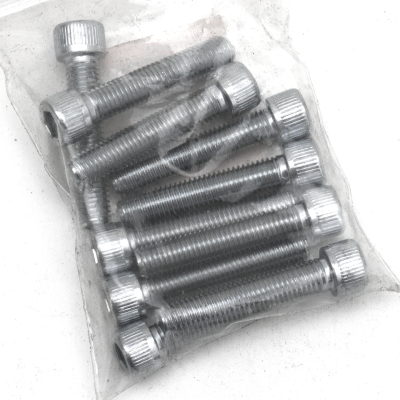 10pck allen bolt 1/4-28x1-1/4" UNF zinc (GB)