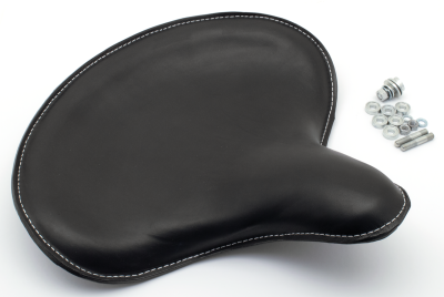 SADDLE, solo, no holes in plate, 1935-40 (GB)