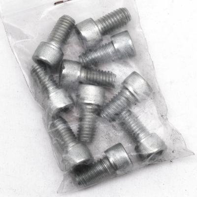 10pck allen bolt 3/8-16x3/4" UNC zinc (GB)