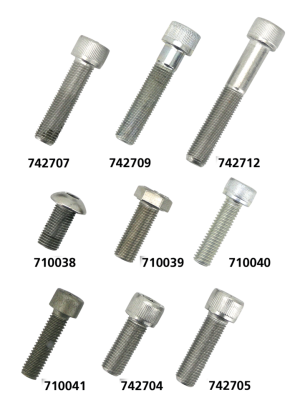 GZP 10pck allen bolt 3/8-24x1-1/2" zinc (GB)
