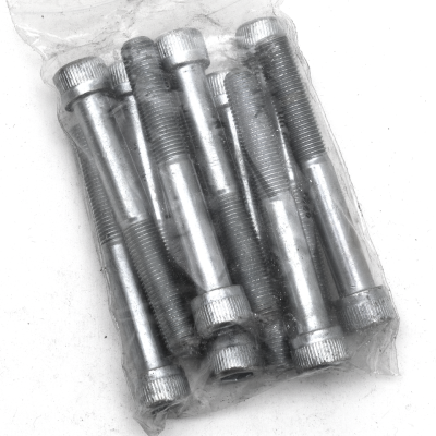 10pck allen bolt 3/8-24x2-3/4" UNF zinc (GB)