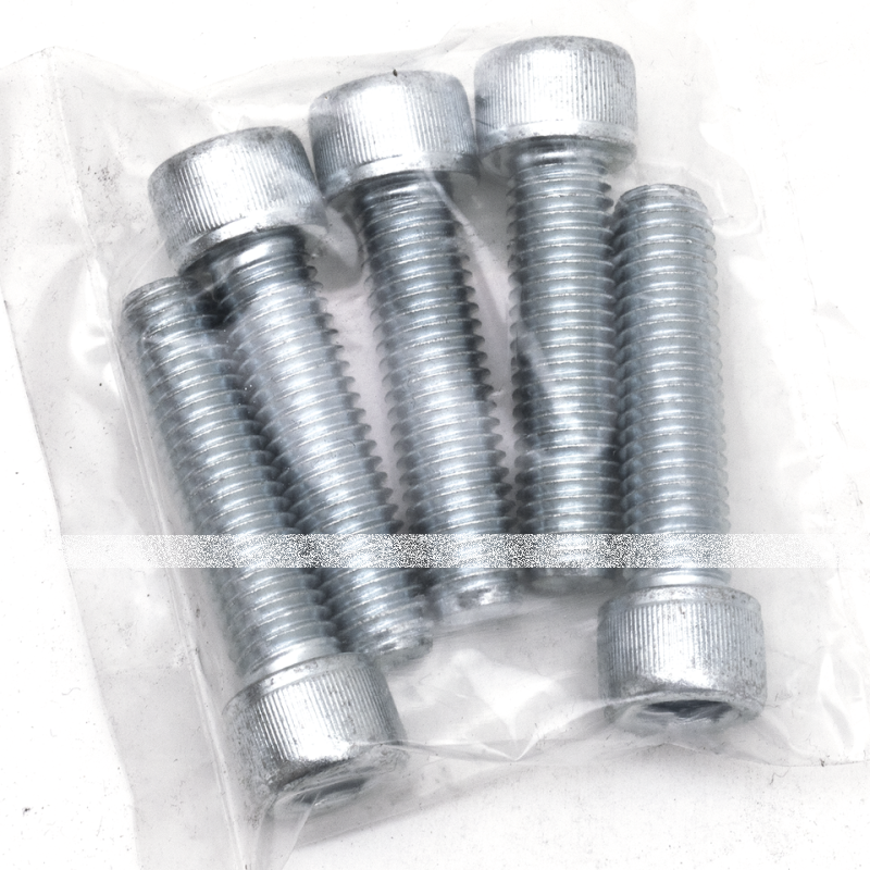5pck allen bolt 1/2-13x2" UNC zinc (GB)