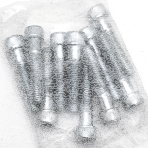 5pck allen bolt 1/2-13x2-1/2" UNC zinc (GB)