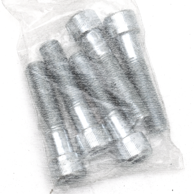 5pck allen bolt 1/2-20x2-1/4" UNF zinc (GB)