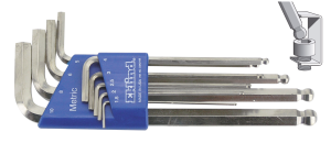 Bright Ball Allen wrenches Metric 9Piece (GB)
