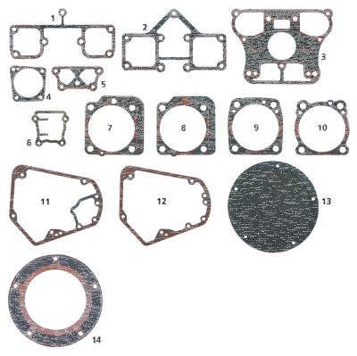 Cylinder base Gasket set BT63-83 FOAMET (GB)