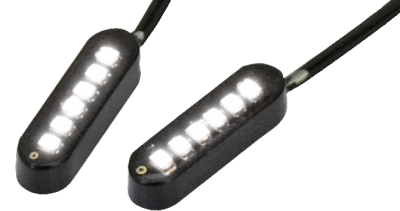 Cyron Convex 6 LED Black White pair