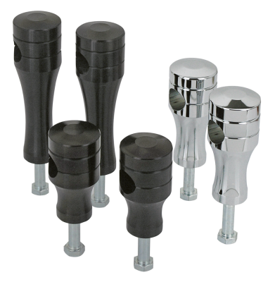 Chops76 Shaved line chromed risers 6" (GB)