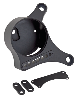 XL speedomount to cylinder satin black (GB)