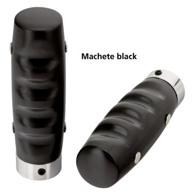 Machete style black wooden grips (GB)