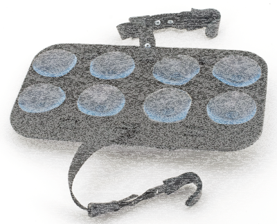Eco-Line Luggage rack with suction cups (GB)
