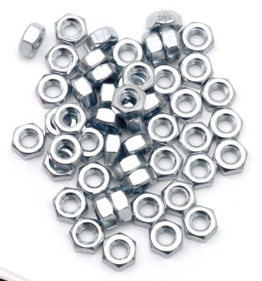 GZP 50pck nut 1/4-20 UNC zinc (GB)