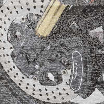Caliper bracket for Ohlins L/H 00up OEM (GB)
