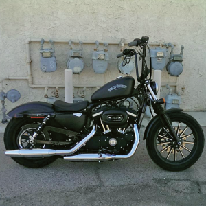 Burly narrow 14" apehanger black