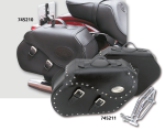 K-Drive leather saddlebags w/st FXD91-17