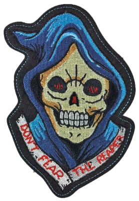 REAPER HEAD VINTAGE SERIES PATCH 4IN X 5 (GB)