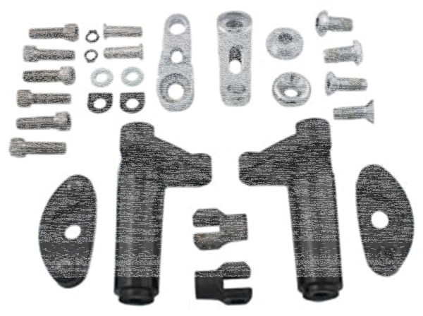 PA adjustable peg Mounts Black ST00-17 (GB)