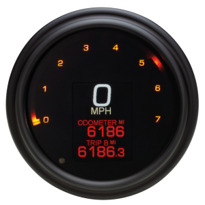 FATBOB SPD/TACH MLX 95-03* Black Bezel (GB)