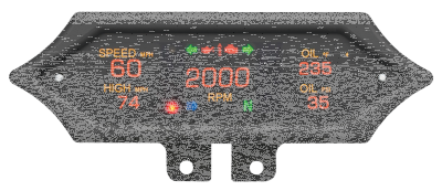 Spike Gauge Blk Bar Mount Universal (GB)