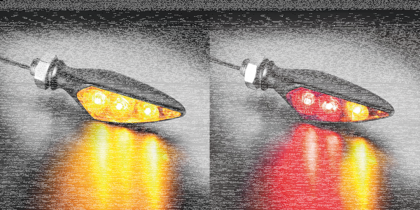 Kmann Rhombus S Extreme Turn Sign FL/RR (GB)