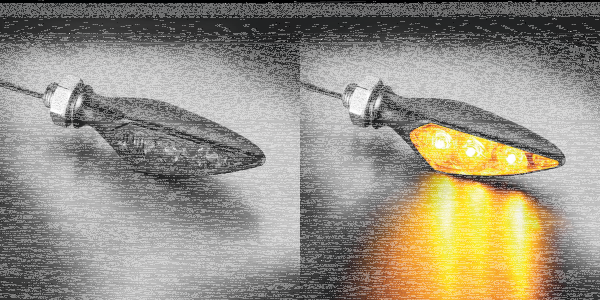 Kmann Rhombus S Dark Turn Signal FR/RL (GB)