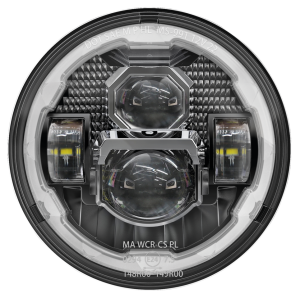 LED 7" HALO Visor Headlight Unit (GB)