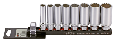 3/8" Socketset long inch sizes 8PC on ra