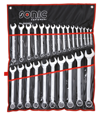 Combination wrench pouch metric 26pcs