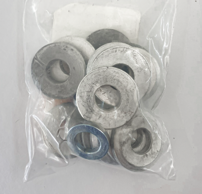 Washer set f/45CI 1:5 alu heads, white p (GB)