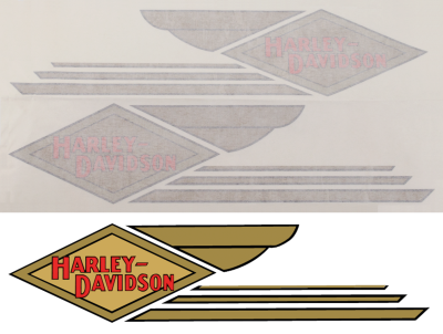 Tank transfer set all 1934-1935 models (GB)